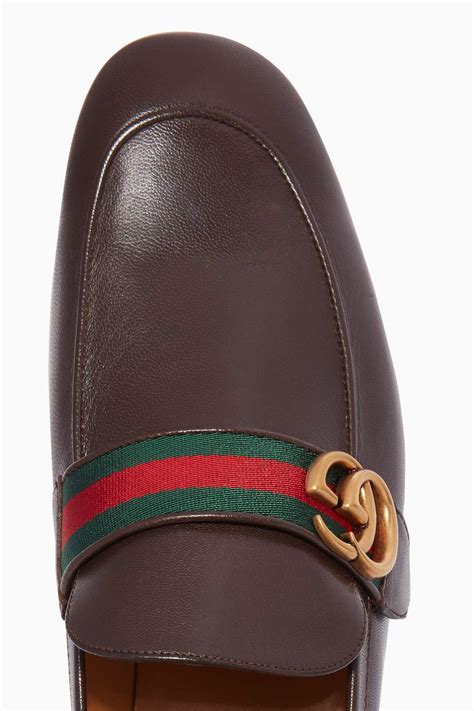 gucci donnie loafer brown|brown gucci loafers men's.